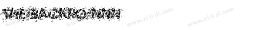 The Backro字体转换